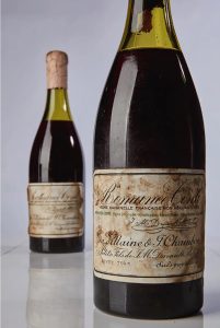 1945 Romanée Conti sold for €482000 Sotheby’s NY 2018